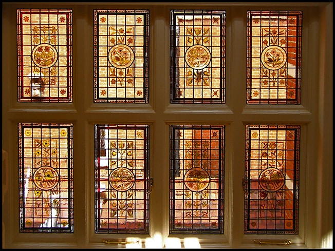 Painted Glass in period property